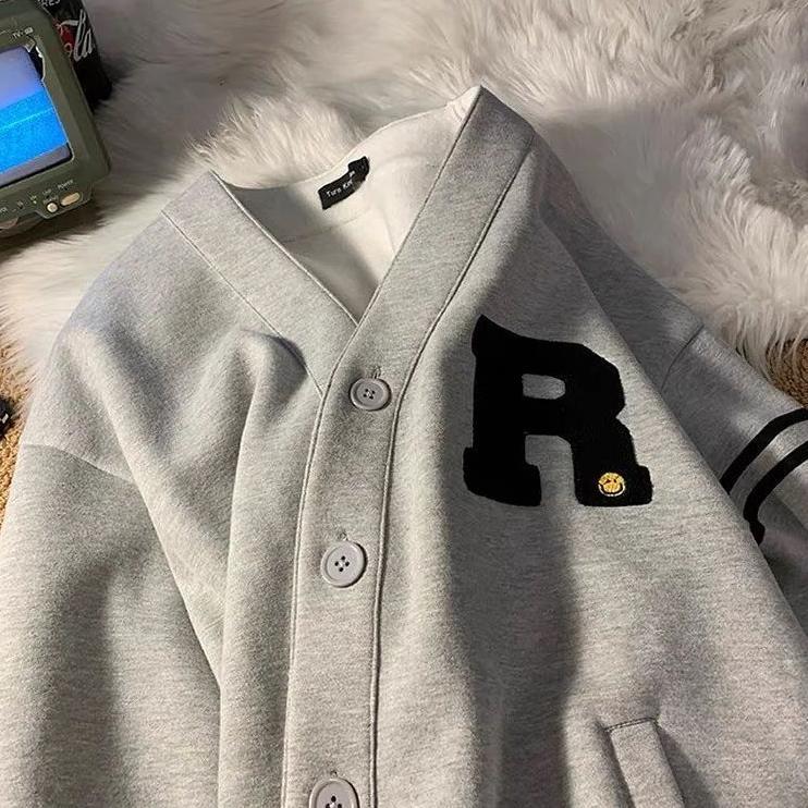 HOT DEALS Smile Stripe Cardy Outerwear Cardigan Basic Unisex