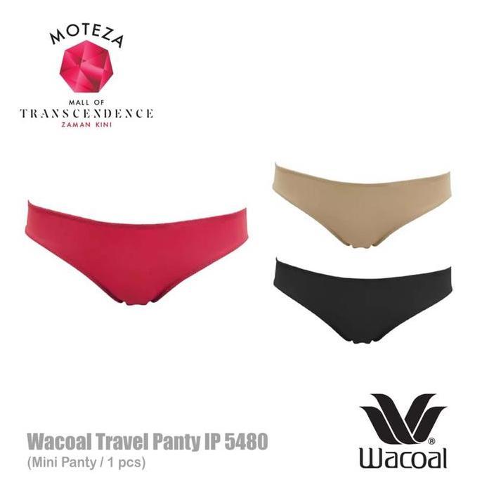 Celana Dalam Wanita - Wacoal Mood Travel Panty Mini Bikini - IP 5480 Katun Seamless Busa Waist