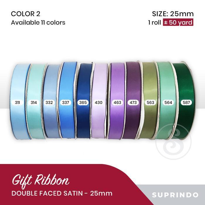 50 YARD Pita Satin Import/ Double Faced Satin 25mm
