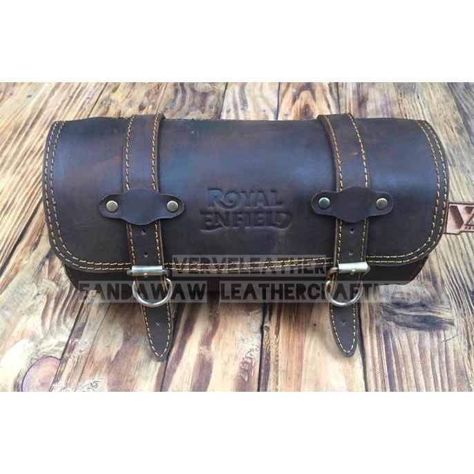 Tas royal enfield , tas kulit royal enfield , tas motor kulit ,sidebag