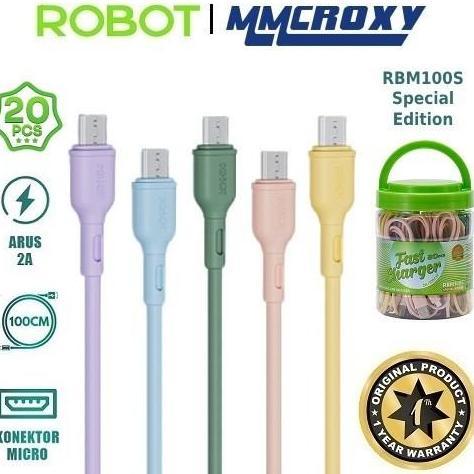 Murah Robot Kabel Data & Charger Per 1 Toples Colorful
