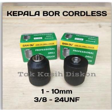 Ironday- Kepala Bor Cas 10Mm  13Mm | Kepala Bor Cordless 10Mm 13Mm
