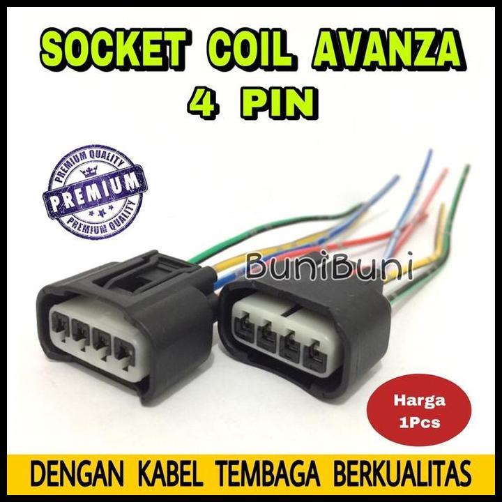 TERLARIS SOCKET SOKET COIL / KOIL MOBIL AVANZA / XENIA / INNOVA / RUSH / TERIOS / VIOS / GRANMAX DEN