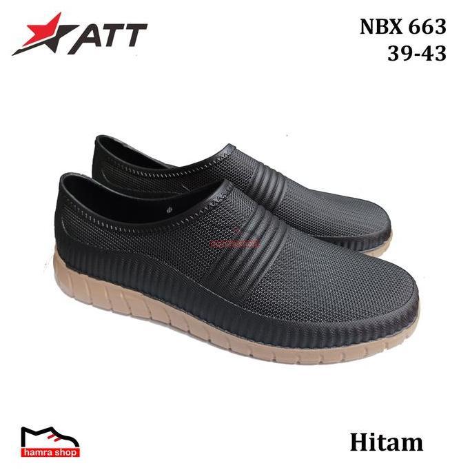 Kets- Att Nbx 663 Sepatu Slip On Karet Pria Dan Remaja Laki-Laki