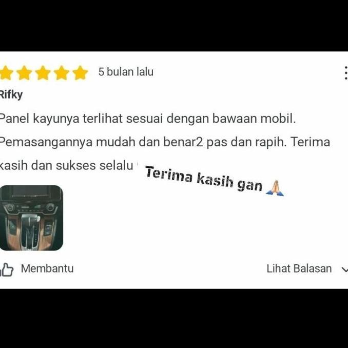 Good- Honda CRV Turbo 2017 2018 Cover Gear Trim Panel Wood Style