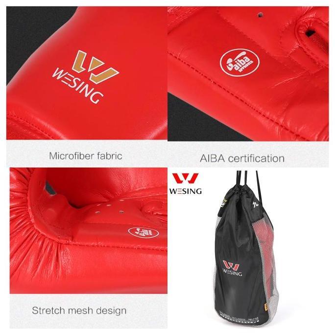 Sarung Tinju Wesing AIBA / IBA APPROVED / Boxing gloves muay thai