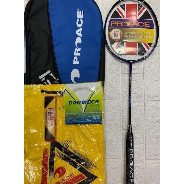 Promo Raket Badminton PRO ACE SS 1000 GEN III / SWEET SPOT SS 1000 gen 3 FULL SET Diskon