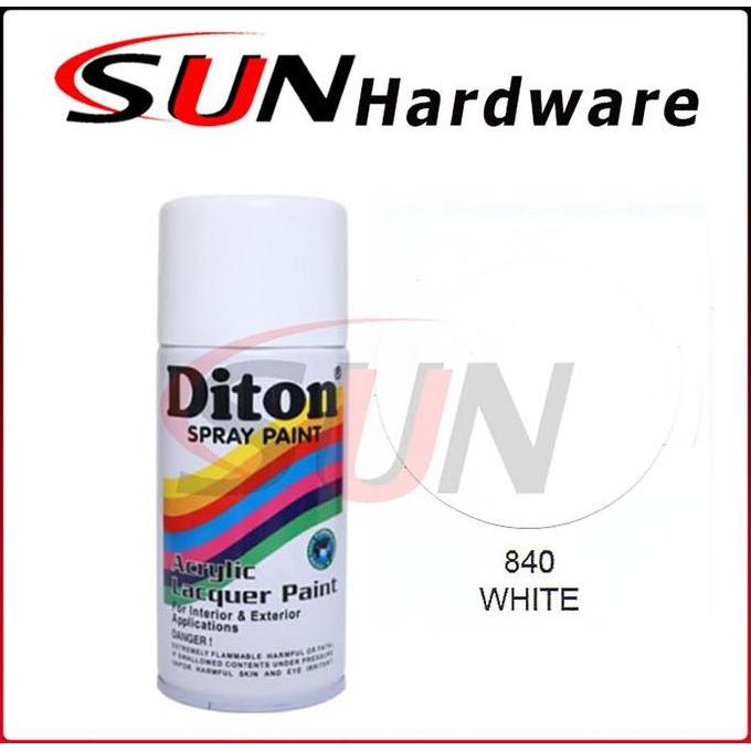 Cat- Pilox Diton 300 Cc White 840 Pilox Pylox Cat Semprot Solid Putih Gloss