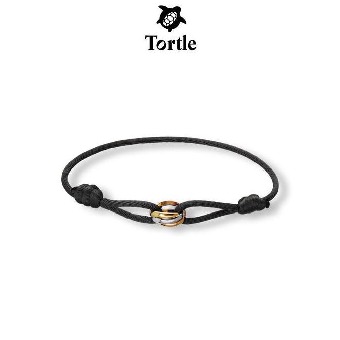 tokowatishop - tortle - trinity bracelet cord gelang titanium wanita | perhiasan gelang mewah fashio
