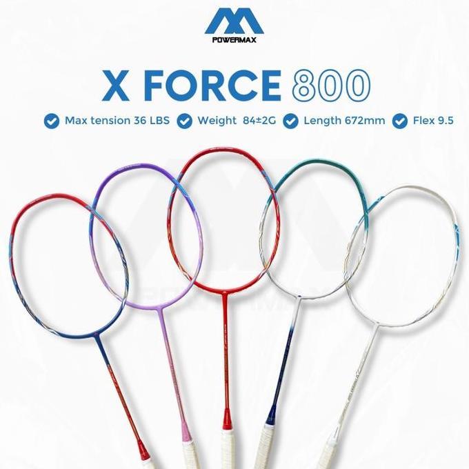 Promo Raket Powermax X Force 800 Original Diskon