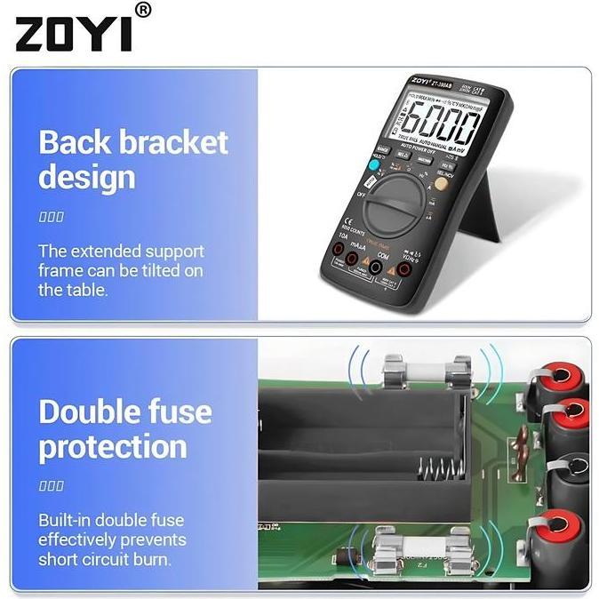 Irontime- Zoyi Zt-300Ab True Rms Ncv Upgrade Auto Mutlitester Bluetooth Digital