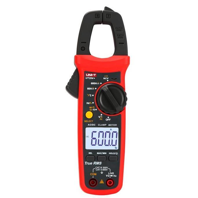 Irontime- Uni-T Ut204+ Ut 204+ Clamp Meter Multimeter Digital Clamp Tang Amper