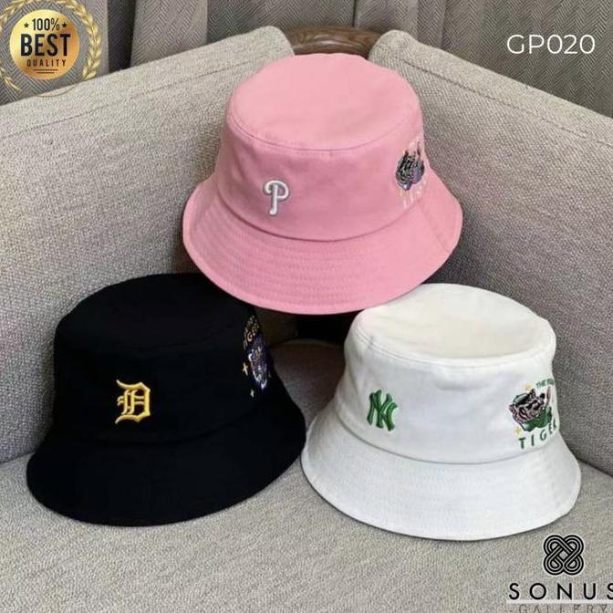TOPI BUCKET TIGER MLB KOREA FASHION NY IMPORT HIGH QUALITY BORDIR MLB7