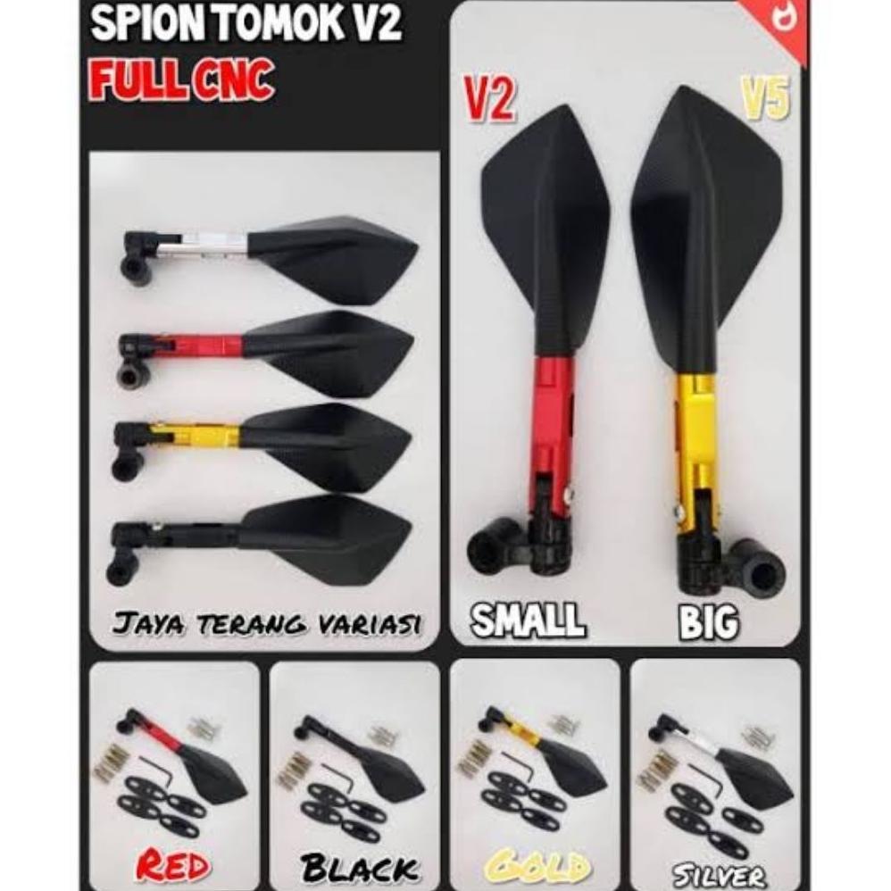 Grade Ori Spion Tomok V5 & V2 Universal Nmax,Aerox,Pcx,Vario,Beat,Mio,Vixion,R15,Cbr,Ninja & Motor L