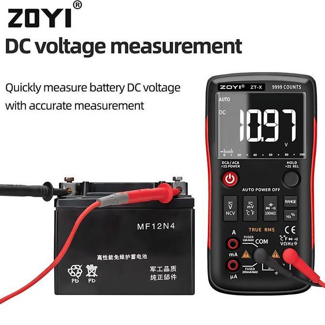 Irontime- Zoyi Zt-X Auto Multimeter Digital Multitester Avometer Digital Ori