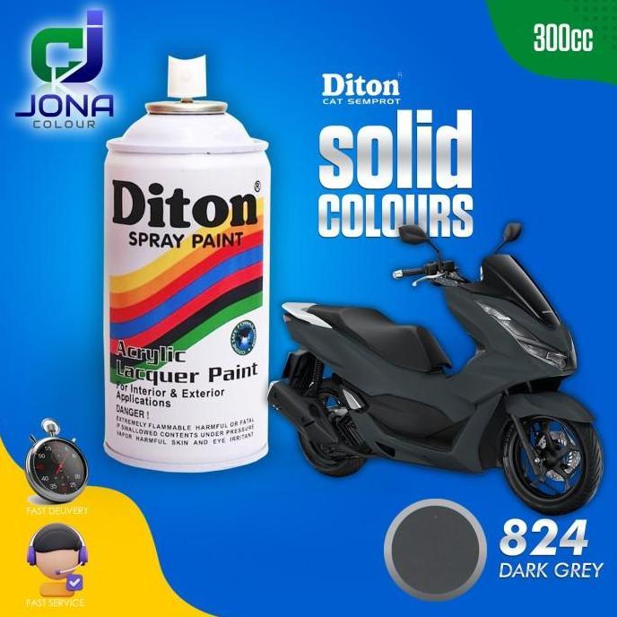 Cat- Diton 824 Dark Grey Cat Semprot/Pylox/Samurai Motor/Helm/Gundam