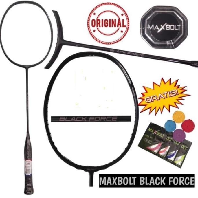Promo RAKET MAXBOLT BLACK FORCE ORIGINAL Diskon