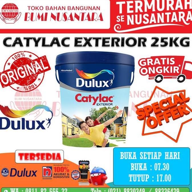 Cat- Cat Catylac Exterior 25Kg Cat Dulux Exterior 25Kg Cat Tahan Cuaca 25Kg