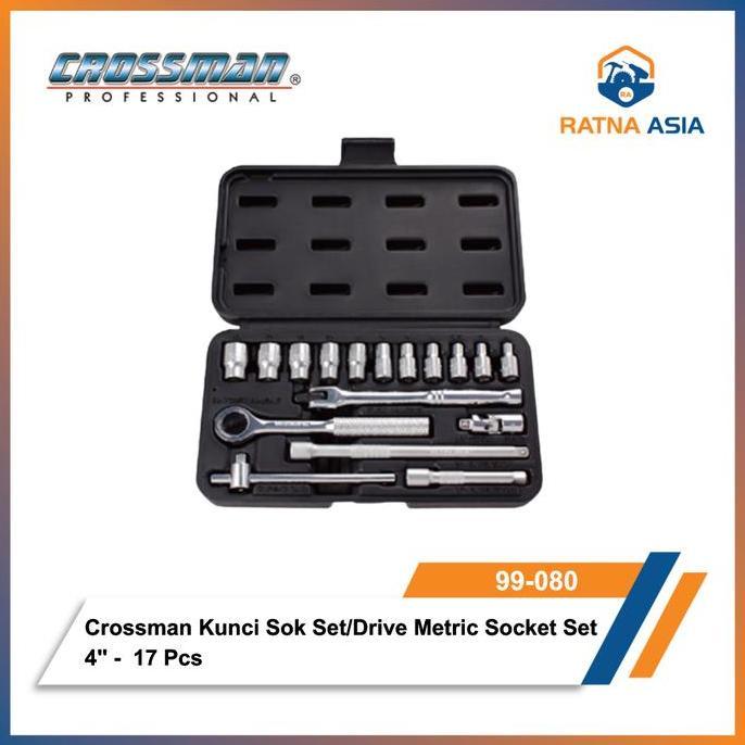 Drive Metric Socket Set PN 99-080 Crossman