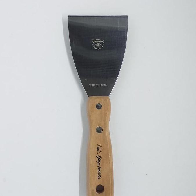 Cat- Tjap Mata / Cap Mata Kape 3" Stainless Scraper