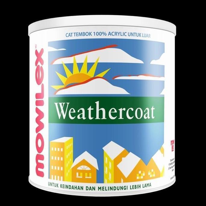 Cat- [1 Liter] Cat Tembok Eksterior Mowilex Weathercoat Berbagai Warna