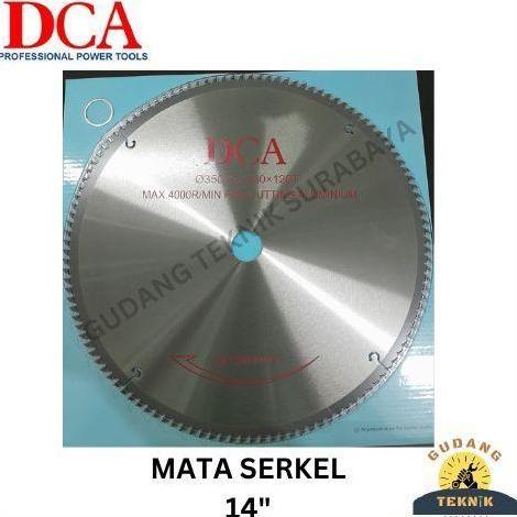 NEW DCA MATA GERGAJI ALUMUNIUM 14 120T CIRCULAR SAW BLADE / 14 INCH