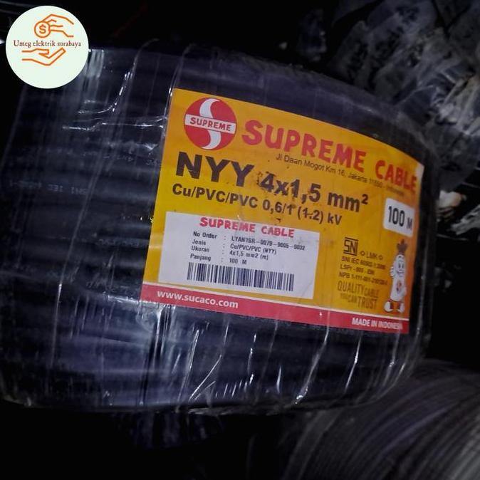 KABEL NYY 4X1,5MM SUPREME 100M KABEL NYY 4X1,5 SUPREME 100M