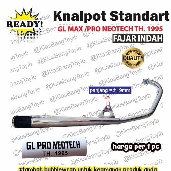 Knalpot Standart Standar ORI Honda GL MAX PRO NEOTECH (Fajar Indah)