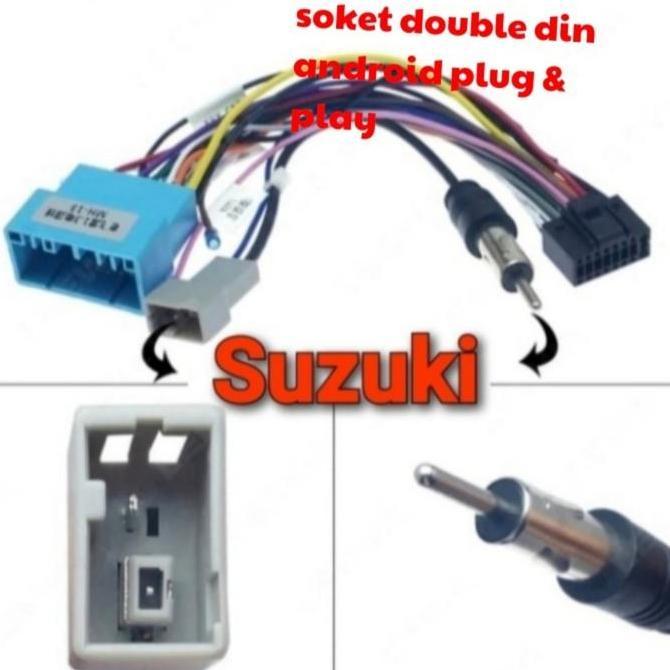 DV251 - soket pnp double din android mobil suzuki