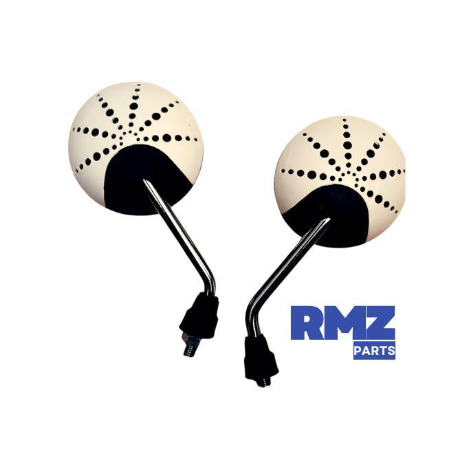 Diskont Kaca Spion Retro | Motor Model Scoopy New Bulat Retro Variasi Suzuki | Kaca Spion Sepeda Lis