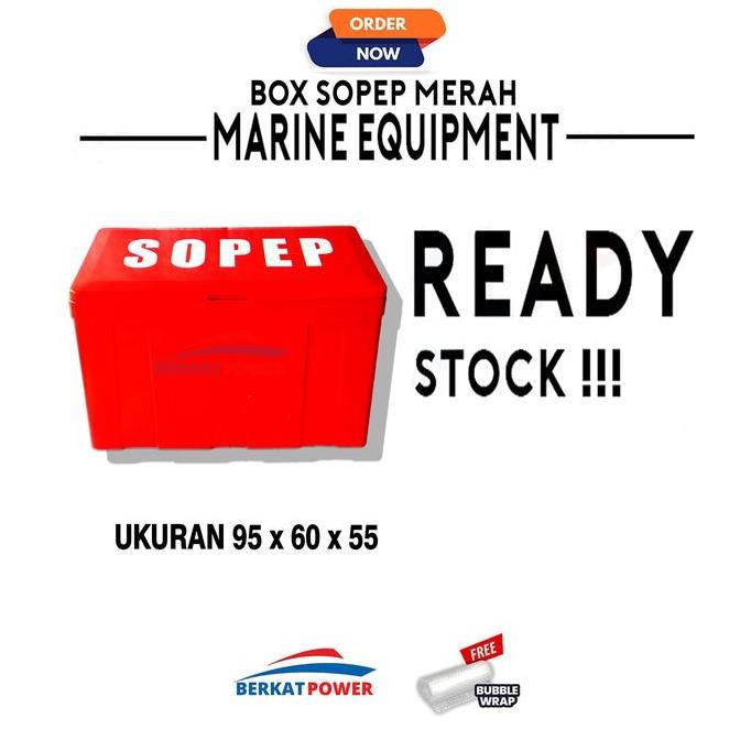 TERBARU - Kotak Sopep Merah Box Untuk Kapal Marine Equipment