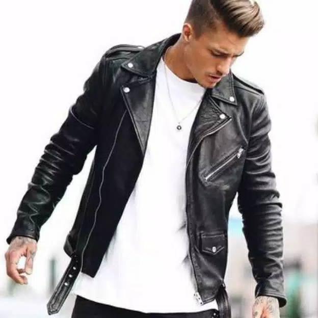 CUCI GUDANG Jaket Kulit Asli Kualitas Super Made In Italia