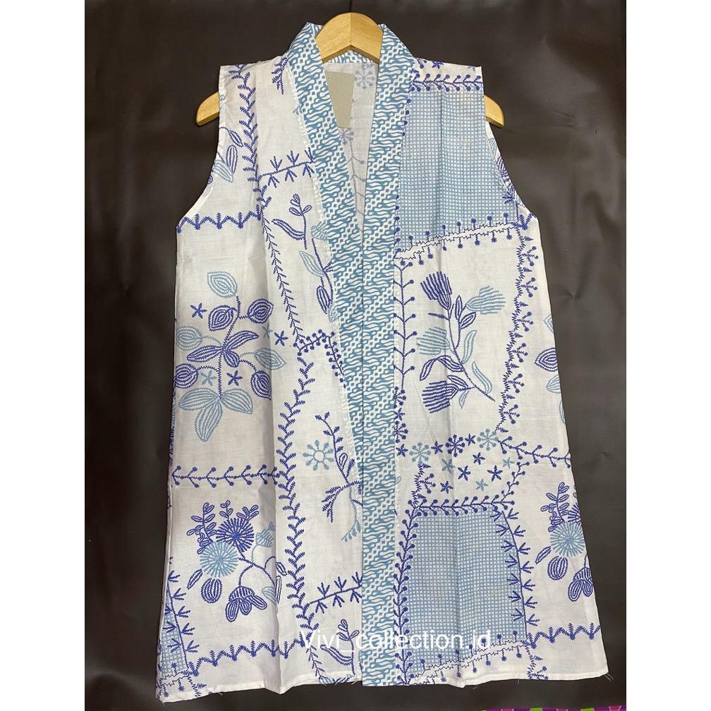 CUCI GUDANG Outer Batik wanita,Vest Outer Yukensi batik,Outer kekinian,outer buat kantor