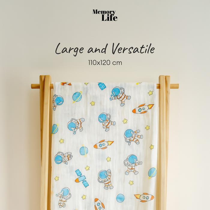 Memorylife - Premium Muslin Gauze Blankets | Bedong Muslin | Muslin Blanket Gauze