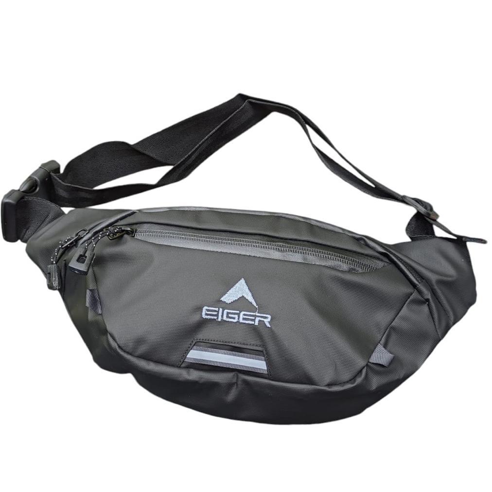 HOT Tas Pinggang waistbag Tas Selempang Eiger Waistbag Waterproof Hitam,army,navy,hand bag Pria Slin