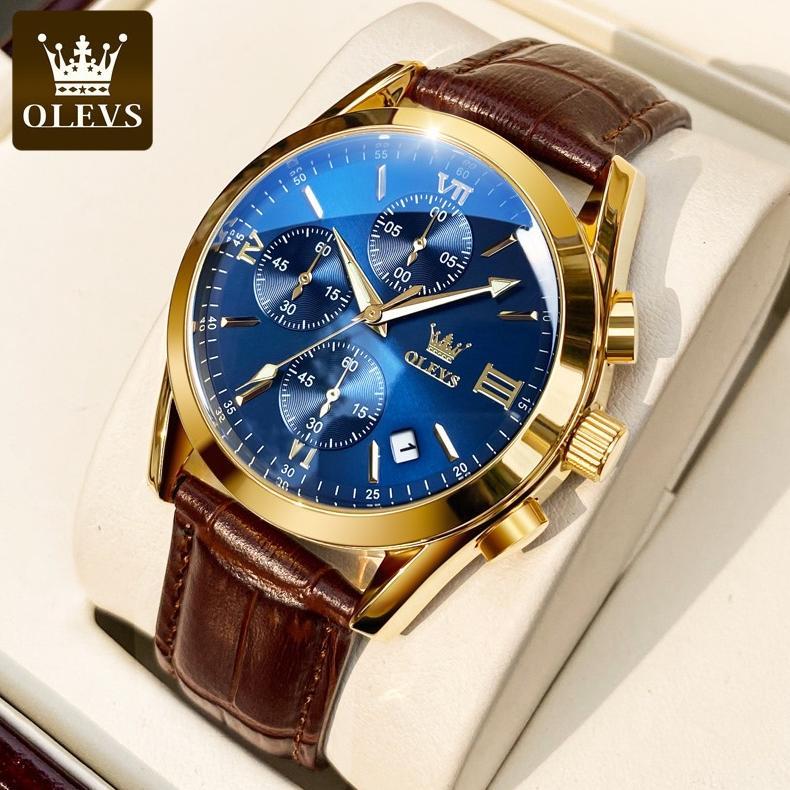 SUPER DEAL STRAP TALI JAM TANGAN OLEVS AFTERMARKER 2872 HITAM DAN COKLAT