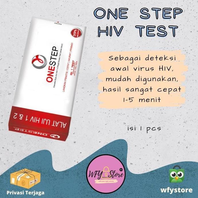 Alat Test Deteksi HIV ONE STEP HIV TEST (alat tes)