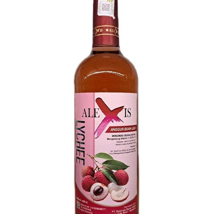 Alexis Lychee / Anggur Rasa Buah Leci 600ml