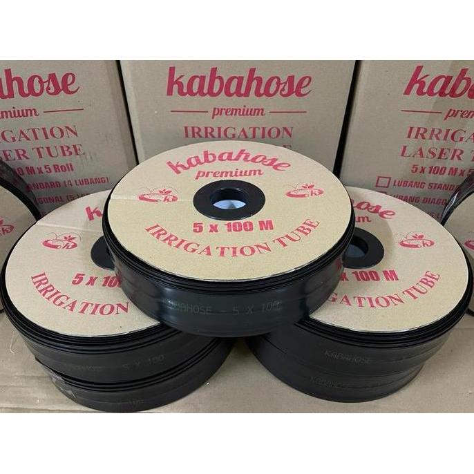 Selang Kabahose plastik/irigasi/ drip/PE 5 cm( untuk pipa 1 " inch )