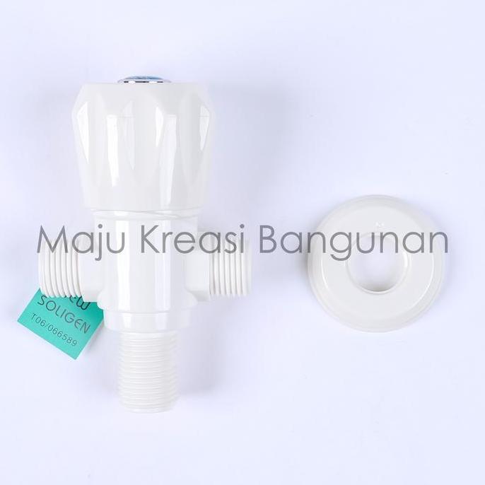 Onixcia- Stop Kran Kloset 2 Cabang Double Pvc Jet Shower New Soligen Keran Bidet T Model Tee S18