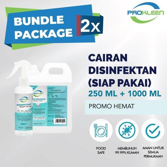 Gohead- Disinfectant Antiseptik Konsentrat Cairan Desinfektan Prokleen 1L