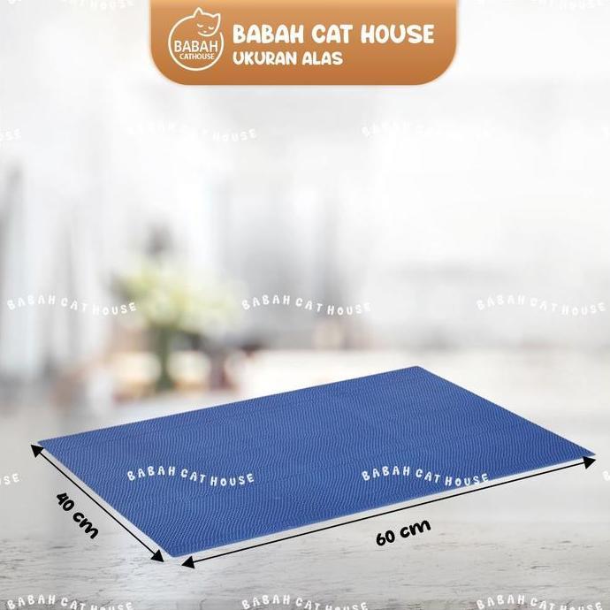 Gohead- Karpet Alas Kandang Kucing Kasur Anjing Tatakan Kelinci Underpad Hewan Empuk Karet Pasir Mur