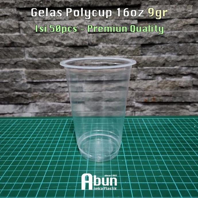 Bestone- Gelas PP Polycup 16oz Isi 50pcs