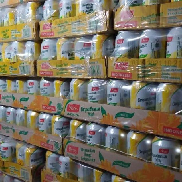 yeos chrysantimum / yeos teh kembang ( 24 kaleng )