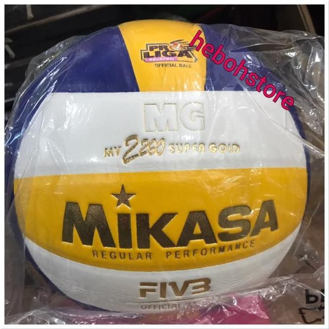 Bola volly /volly ball mikasa mv 2200 super gold ORIGINAl