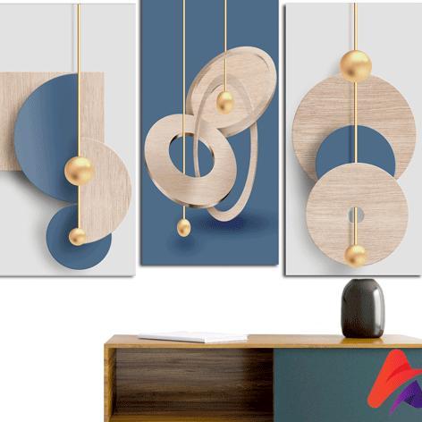 Grosir Hiasan Dinding Realistik Aesthetic (15X30) Wall Decor Pajangan Dinding Daun Poster Realistik 