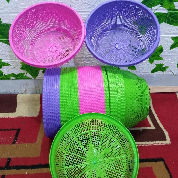 Barunih- Wakul Besek Plastik /Bakul Nasi Hajatan Plastik 12, 24, & 36 Pcs - Kualitas Bagus Dan Terja