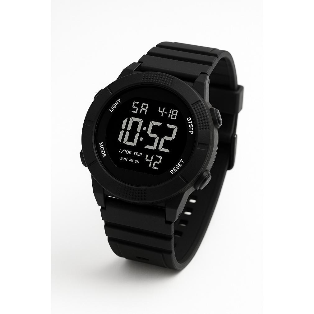 HEMAT JAM TANGAN DIGITAL PRIA 46MM ANTI AIR KARET