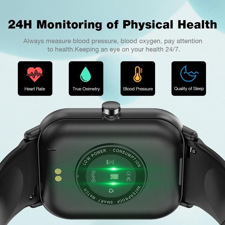 FAVORIT Huafit Aolon GTS Smartwatch Asli Layar 41mm Running Pace Wallpaper Kustom Bluetooth Call Kal