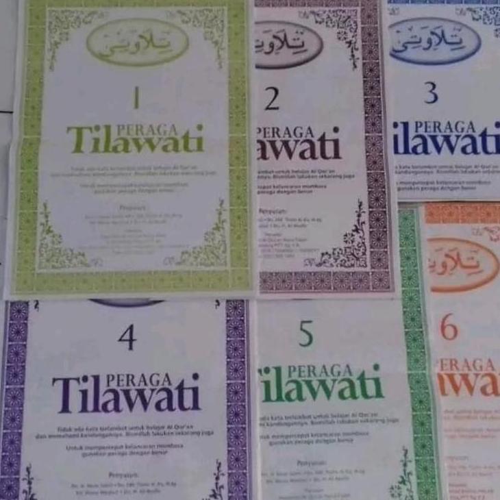Kitab Peraga Tilawati Jilid 1 Sampai 6 Harga Per-Jilid